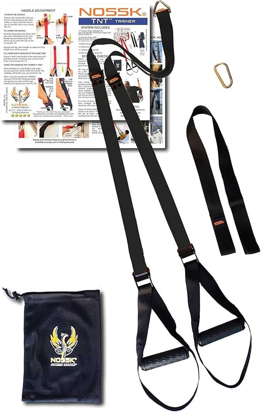 TNT PRO Suspension Fitness Trainer (Black) - Proud to be a USA Company