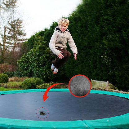Self-Adhesive Trampoline Patch Repair Kit - 3 Round + 3 Square Patches - Trampoline Accessories for Repairing Tears or Holes in Trampoline Mats