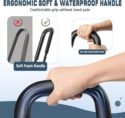 Hamstring Stretcher for Knee Extension & Pain Relief, Adjustable Low Back, Calf, Leg & Hip Stretching Device for Flexibility, ACL Surgery Recovery Physical Therapy Equipment - Upgraded 2025