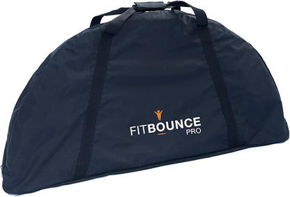 MXL FIT Bounce PRO Bungee Rebounder - Premium Indoor Mini Trampoline for Adults and Kids, Silent Low-Impact Bounce, Half-Folding with Foldable Steel Legs & Carry Bag