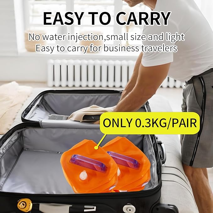 Travel Dumbbells, Water Filled Dumbbells Set, Fitness Exercise Dice 15/20 lbs, Portable Fitness Equipment, Fun for Strength Training, Core Training