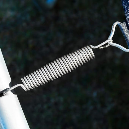 40 Pack Trampoline Springs 5.5” Heavy Duty Galvanized Steel Replacement Trampoline Parts Springs with T Hook, Great for Outdoor Trampoline Aotob, Skywalker, JumpKing, UpperBounce, SkyBound