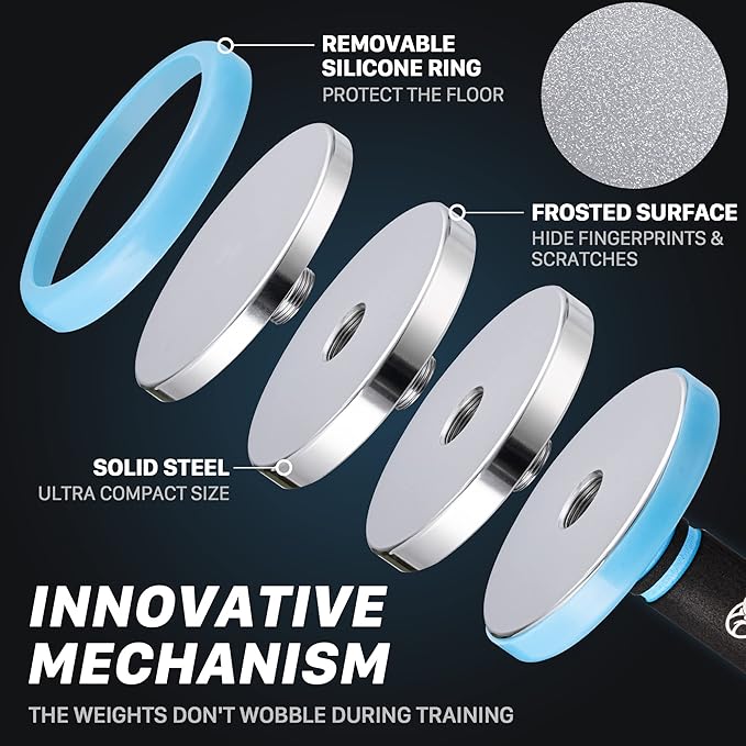 Northdeer V2.0 Upgraded Adjustable Steel Dumbbells 40LB / 60LB - 2 in 1 Dumbbell Barbell Set for Home Gym Workout - Compatible with V1.0 Dumbbells