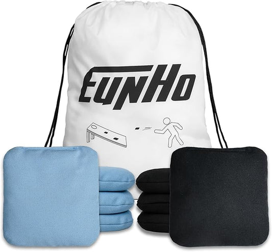 EunHo Cornhole Bags Set of 8 Regulation Size & Weight Corn Hole Bean Bags Official Professional All