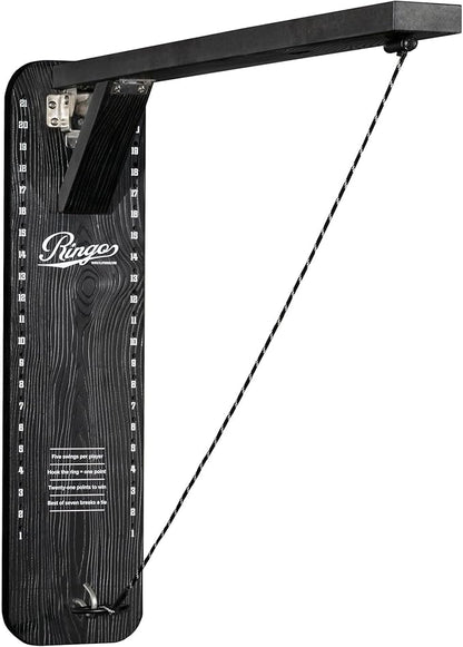 Ringo Outdoor Premium Hook and Ring Game. Fully Assembled and Mounts in 90 Seconds, Lifetime Warrantee. Made for Outdoors!