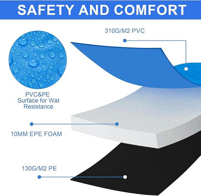 Trampoline Spring Cover Multicolor Safety Pad, 8ft 14ft 15ft Universal Trampoline Padding Replacement, Waterproof and Tear-Resistant Trampoline Accessories