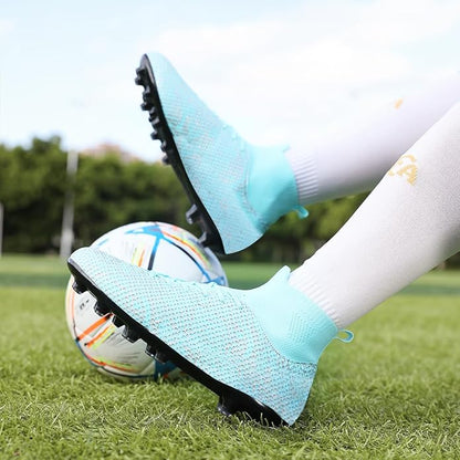 Adult Soccer Cleats Men Lightweight Football Boots Breathable Professional Sneaker Sport Athletic Ground Football Shoes