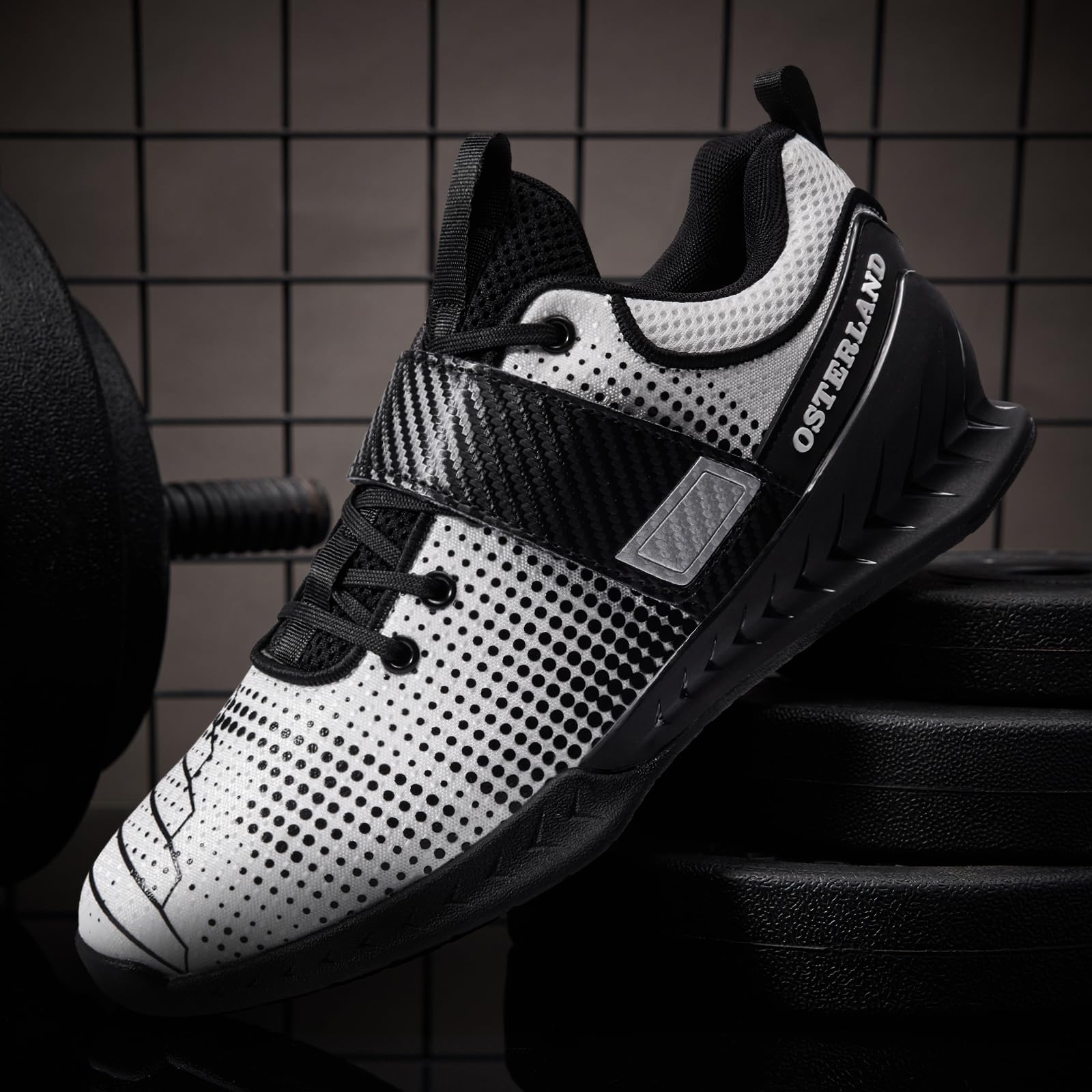 Osterland Weightlifting Shoes for Men Women,1.4 Inch Squat Shoes