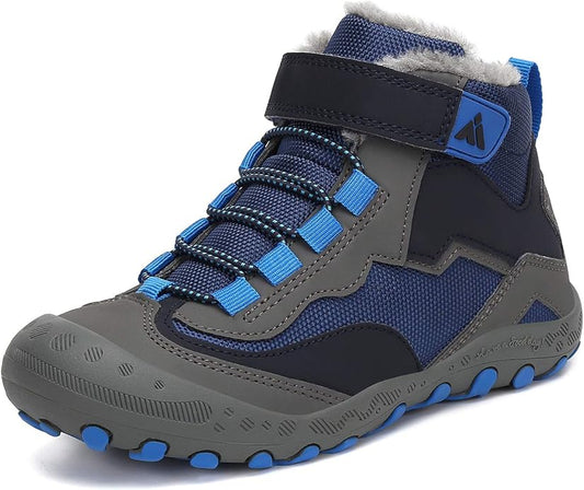 Mishansha Kids Hiking Boots Toddler Girls Boys Hiking Shoes Water-Resistant Anti-Collision Non-Slip