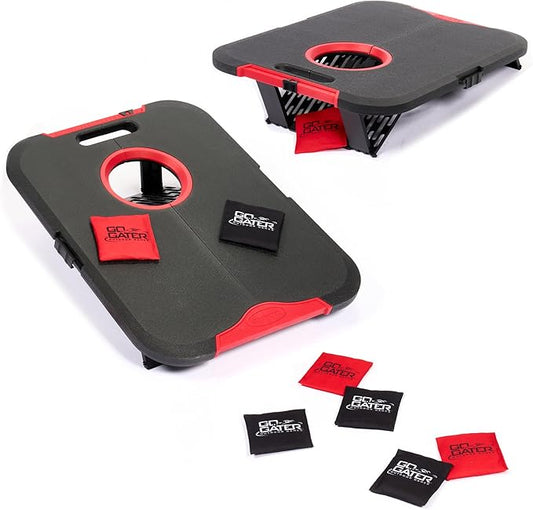 EastPoint Sports Go! Gater Cornhole – Light-Up and Travel Versions – Easy Storage & Light-Weight