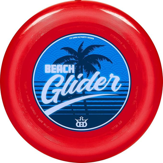 Dynamic Discs Beach Glider Flying Disc, Catch and Throw Frisbee Discs Golf, Predictable Flight Pattern, 175g+, Red