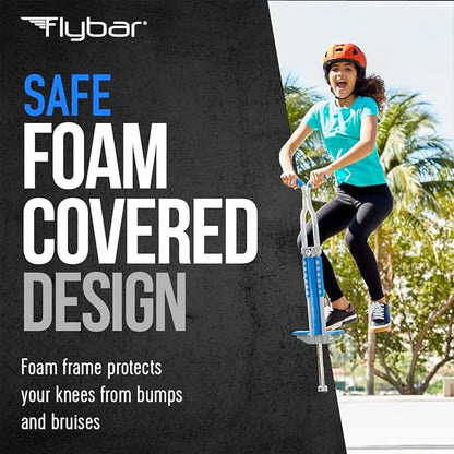 Flybar Master Pogo Stick for Kids Ages 9+, 80–160 lbs – Easy Grip Handles – Active Exercise Toy for Tweens & Teens – Outdoor Toy with Non-Slip Foot Pegs for Boys and Girls – No Assembly Needed