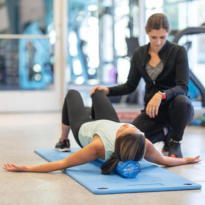 OPTP PRO-Roller Soft Density Foam Roller ??Low Density Soft Foam Roller for Physical Therapy, Pilates, Yoga Foam Roll Exercises, and Muscle Recovery - Blue 36" x 4"