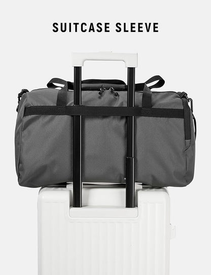 SKYSPER 30L Gym Duffel - Sports Bag Small with Wet Pocket for Sport, Travel, Fitness & Workout Men Women(Gray)
