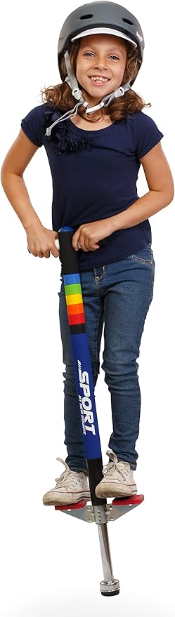 New Bounce Pogo Stick for Kids - Pogo Sticks, 40 to 80 Lbs - Sport Edition, Quality, Easy Grip, PogoStick for Hours of Wholesome Fun