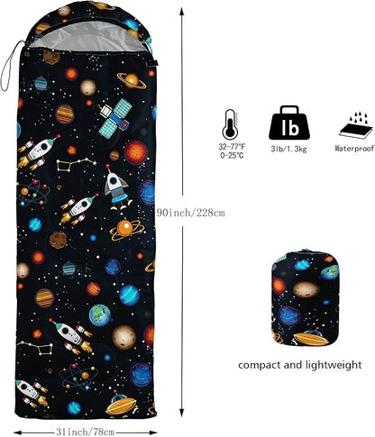 BailiPromise Camping Sleeping Bags,3 Season Warm & Cool Weather,Lightweight,Waterproof Sleeping Bags for Adults & Kids,Traveling,and Outdoors,Camping Gear Equipment