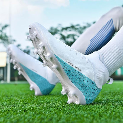 Mens Soccer Shoes Womens Indoor Outdoor Football Cleats Unisex Baseball Turf Shoe Youth Rugby Adult AG FG TF Football Boots Wide Training Sneaker