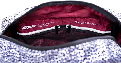 Vooray 25L Trainer Duffel Bag – Lightweight Travel Bag, Sports Gym Bag for Women and Men with Shoe Pocket, Weekender Bag for Overnight, Football, Traveling - Hospital Bag, Workout Bag