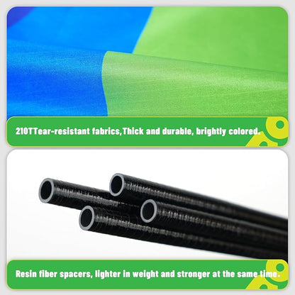 Triangular-Shaped Kite - Easy to Control, with an Eye-catching Design, it is Perfect for Outdoor Entertainment and Suitable for Beginners to use.