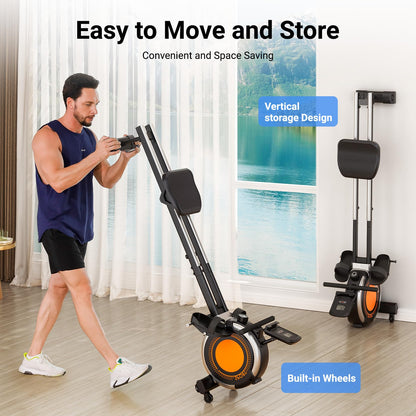 Dripex Rowing Machines for Home, Upgraded Rowing Machine Magnetic Rower, Max 360 LBS, 16 Levels of