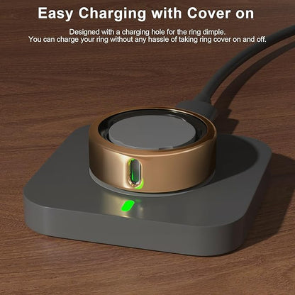 5 Pack Cover Compatible with Oura Ring Gen 4/Oura Ring Gen 3 Horizon/Heritage, Surport Charging with Cover on, Anti-Scratch TPU Protector for Oura Rings Accessories Women Men (Size 12)