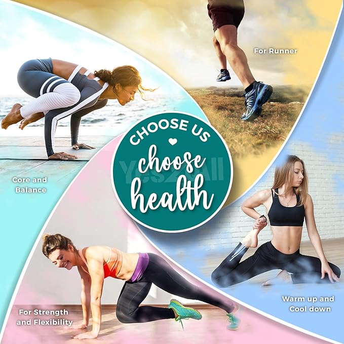 Yes4All EVA Firm Foam Roller for Back - Round Back Roller for Exercise, Yoga & Pilates 12/18/24/36 inch