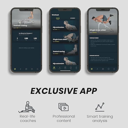 WONDER CORE Pro Max, Ab Machine for Stomach Workout, Ab Workout Equipment for Home Gym Trainer, 4-in-1 Exercise Equipment - Rowing, Leg Press, Glider, Roman Chair