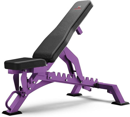 Adjustable Weight Bench, 1300lbs Capacity Heavy Duty Workout Bench for Home and Garage Gym, Multi-Position Backrest and Seat Strength Training Bench