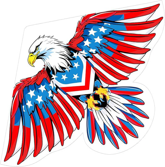 HONBO Eagle Kite, America Flag Kite for Kids and Adults. Wonderful Beginner Kite for Boys and