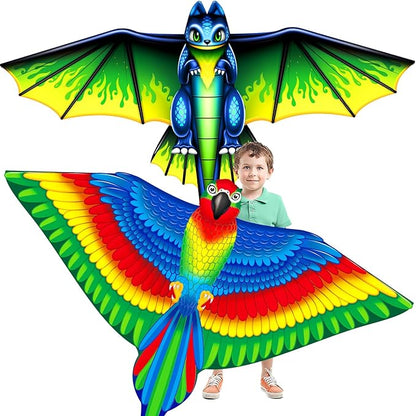 Easy to Fly Kites for Kids Ages 4-8 8-12 & Adults, Beach Flying Toys Butterfly Kite with Handle and Kites String, Great for Outdoor Activities & Family Trip Easter Gifts