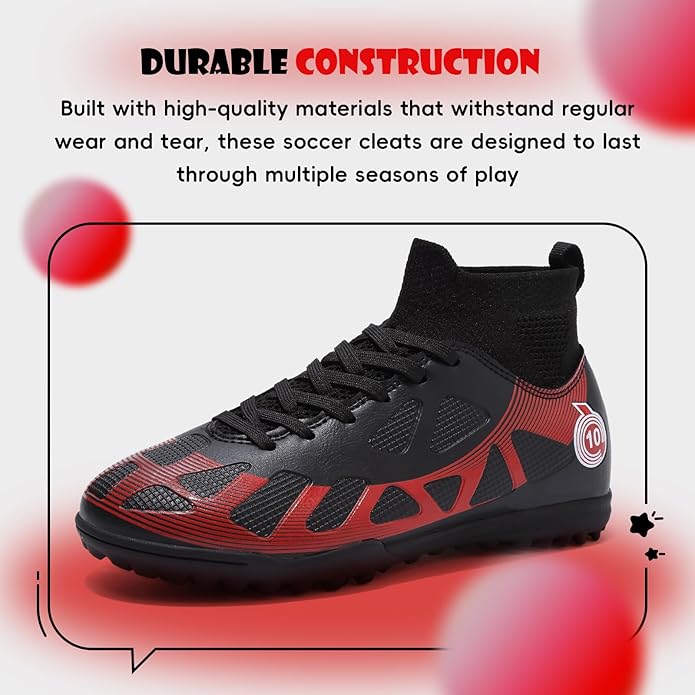 Soccer Cleats Kids Boys Girls Athletic Outdoor Football Shoes