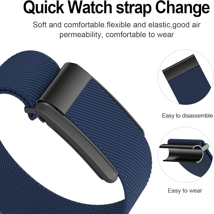 Multi Pack Sport Replacement Wristband Compatible with Whoop 4.0 Band, Breathable, Soft and Comfortable Replacement Strap | Elastic & Easy to Use