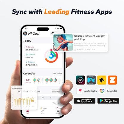 MERACH Magnetic Exercise Bike, Indoor Cycling Bike with Self-Developed App, 350 lbs Weight Capacity & 40 lbs Flywheel, Stationary Bike for Home Gym Fitness