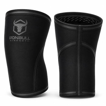 7mm Knee Sleeves for Squats & Weightlifting - Large, Charcoal, Men & Women