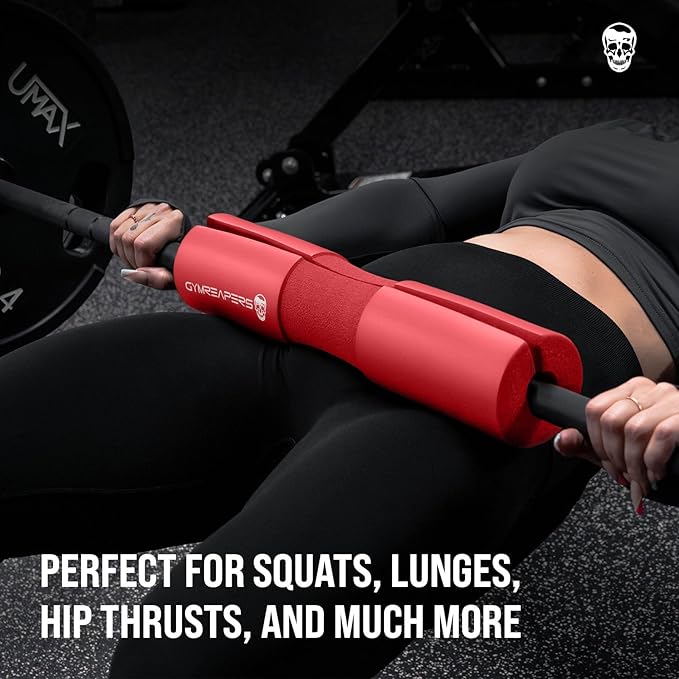 Gymreapers Barbell Squat Pad - Protective Bridge Pad For Hip Thrust, Squats, Lunges - Hip Support, Neck Protection For Bar