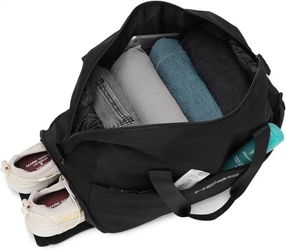 HEAD 32L Carry On Women Gym Duffel Bag with Shoes Compartment, Lightweight Crossbody Women Sport Bag for Men & Women, Workout Tote Bag Handbag for Business/Fitness/Yoga/Weekender Overnight