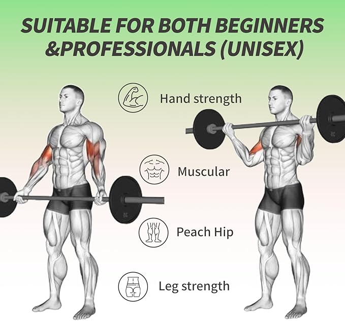 Egles Kids Barbell 5.5LB Mini Barbell Bar 4ft for Kid Women & Beginners Weighted Bar - Compatible with 2-Inch Weight Plates, for Strength Training Gym Weight Lifting, Multi-Color Training Bar