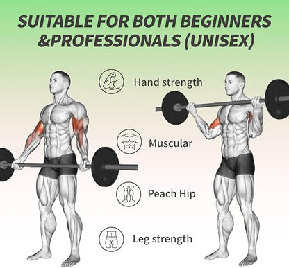 Egles Kids Barbell 5.5LB Mini Barbell Bar 4ft for Kid Women & Beginners Weighted Bar - Compatible with 2-Inch Weight Plates, for Strength Training Gym Weight Lifting, Multi-Color Training Bar