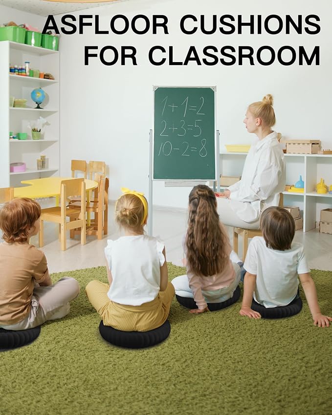 Wobble Cushion with Inflation Pump - Wobble Disk Balance Disc Wiggle Seat for Sensory Kids, Balance Pads