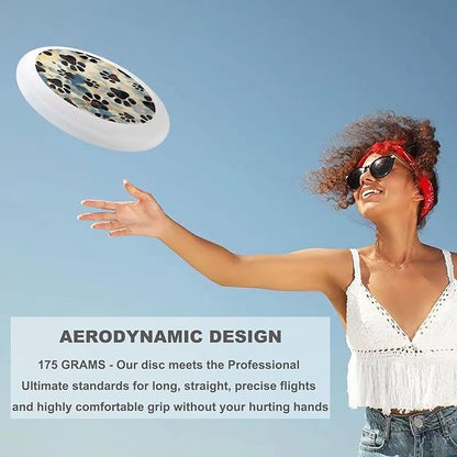 Phoenix Outdoor Flying Disc Fire Phoenix Black Ultimate Disc 175g for Boys Girls Men Women Birthday Christmas