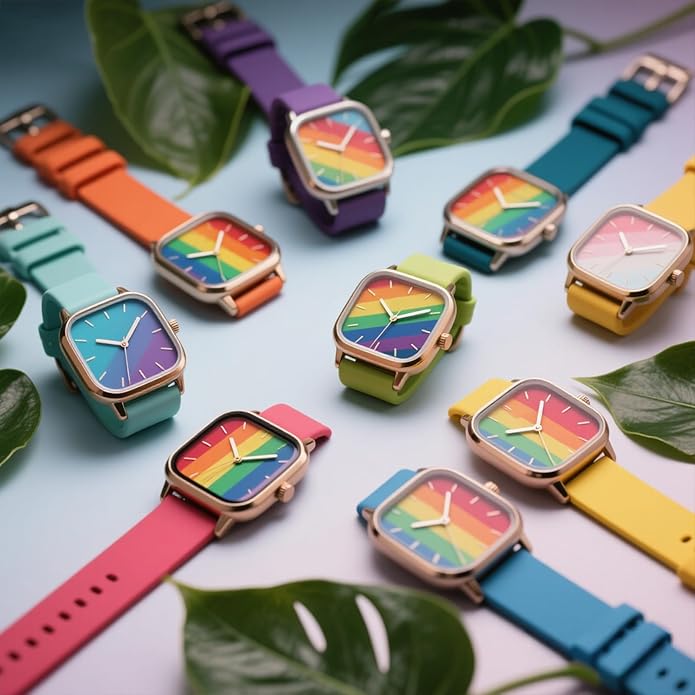 15-Pack Silicone Fastener Rings Holder, Secure Loop Clip for Watch Strap Compatible with Magic Band+ MagicBand 2.0 and All Magic Bands, Multi-Color Anti-Slip Security Accessories for Magic Band Protectors