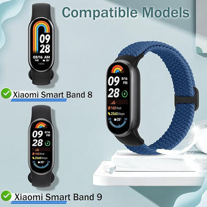 Braided Bands Compatible with Xiaomi Smart Band 10 9 8 Straps for Women Men