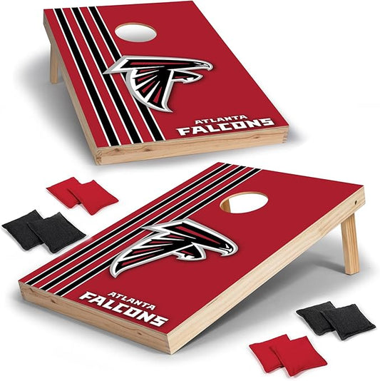 NFL 2' x 3' Solid Wood Cornhole Set with Direct Print HD Team Graphics – Great Gift for Any