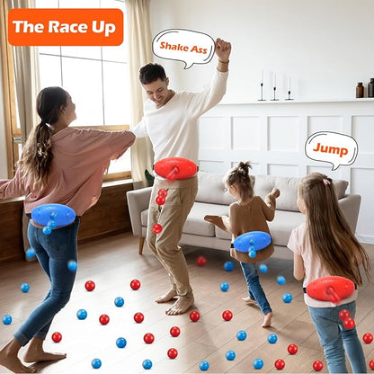 Skirfy Party Shaking Swing Balls Game Set for Kids Adults,Backyard Family Toy with 40 Balls, Birthday 4th of July Games Outdoors Indoors Bachelorette Party Games for Boys and Girls Age 5 6 7 8 9+