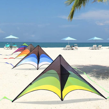 Mint's Colorful Life Delta Kite for Kids & Adults, Extremely Easy to Fly Kite, Best Kites for Beginner