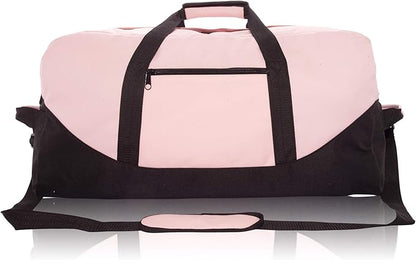 DALIX 25" Big Adventure Large Gym Sports Duffle Bag (Black Grey Navy Blue Red Camo)