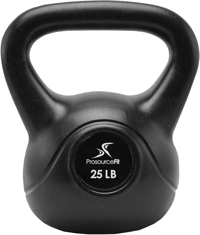 ProsourceFit Vinyl Plastic Kettlebell from 10, 15, 20, 25, 30 and 35 lbs
