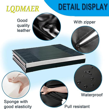 Basketball Wall Panels, 2" Thick Wall Pads for Gym, Gym Wall Padding with Waterproof Leather, Anti Collision Padded Foam Mat Protection for Kids Basketball Hoops