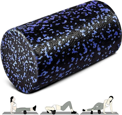 Yes4All High-Density EPP Round Back Roller Foam, Exercise Foam Roller for Yoga, Pilates & Stretching - 12, 18, 24, 36 inch