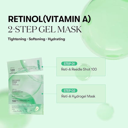 VT COSMETICS Reti-A Reedle Shot 100 2step Hydrogel Mask